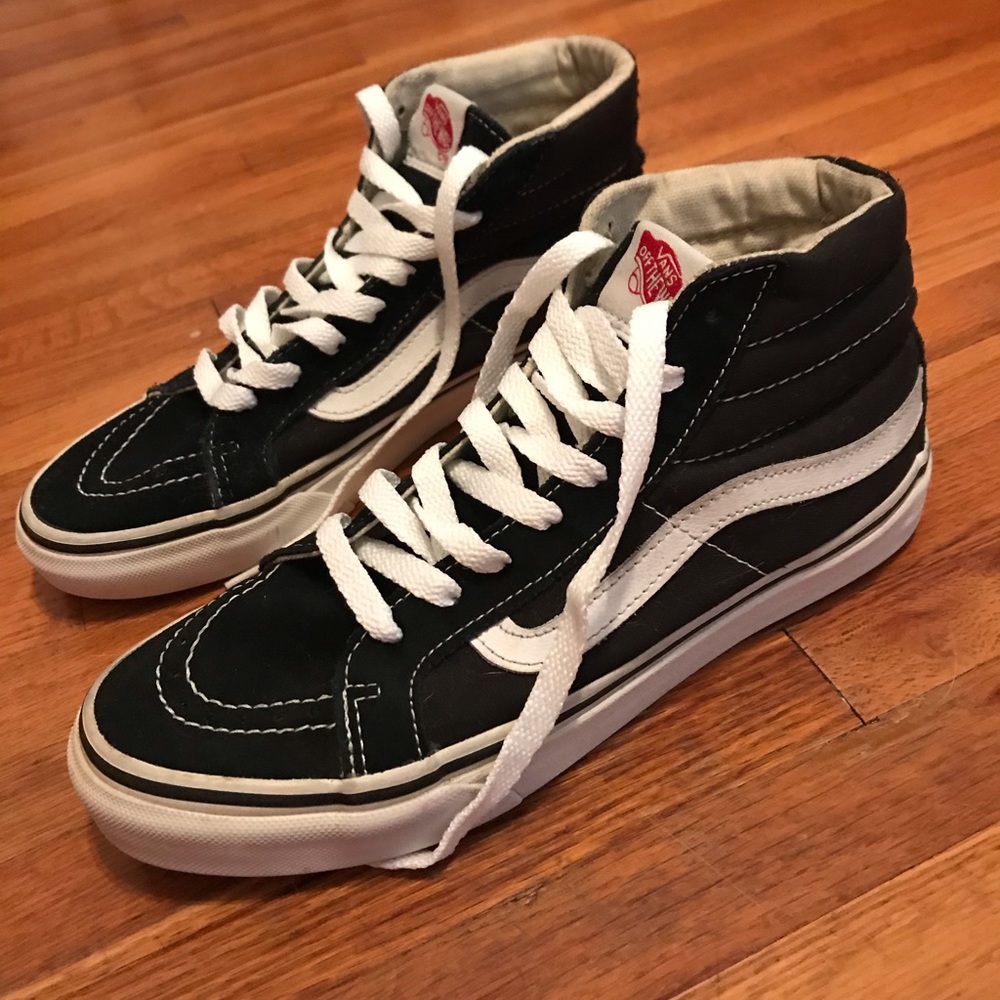 black high top vans